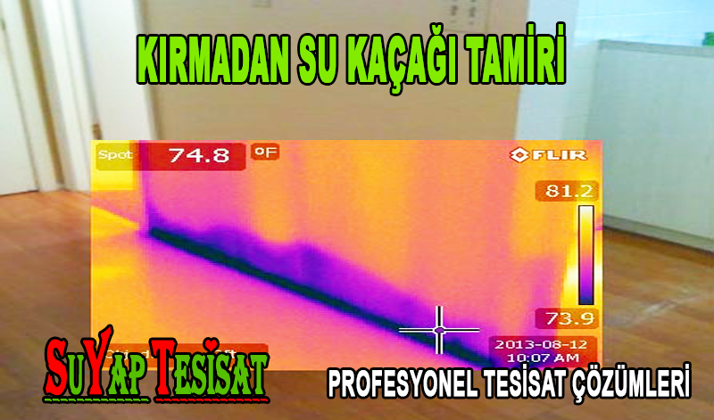 Cihazla Su Kaçağı Tespiti