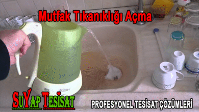 Mersin Tıkalı Mutfak Gideri Açma