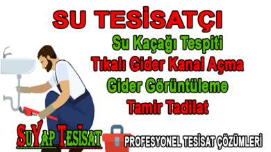 Mersin Akdeniz Su tesisatçısı