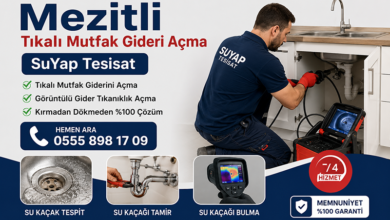 Mezitli Tıkalı Mutfak Gideri Açma