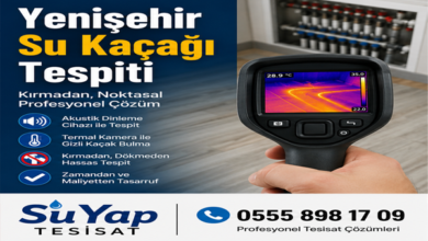Yenişehir su kaçağı tespiti