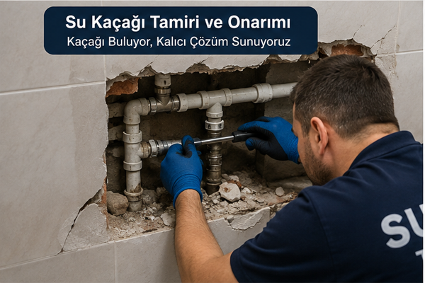 Cihazla Gizli Su Kaçağı Bulma