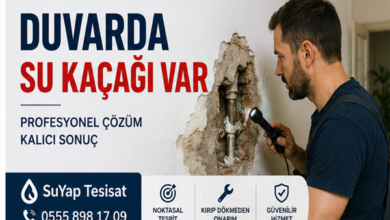 Duvarda Su Kaçağı