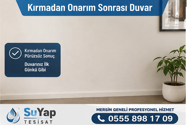 Kırmadan Onarım Sonrası Duvar